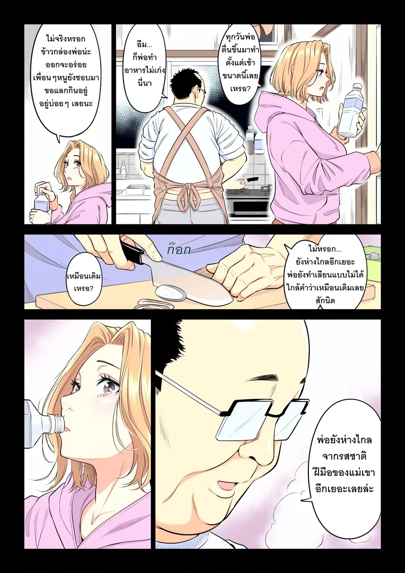 อ่านโดจิน หน้าที่บำบัดความใคร่ให้พ่อบุญธรรมของพวกเราสามพี่น้อง แปลไทย